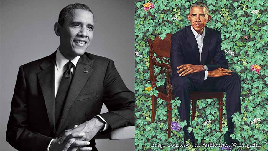 Portrait of the First Black President and His Wife Unveiled