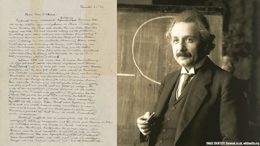 Albert Einstein’s God Letter Sold for 2.9 Million Dollars