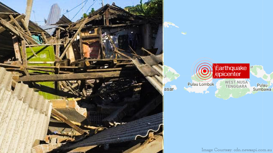 Quake of Magnitude 7.0 Strikes Indonesian Island of Lombok