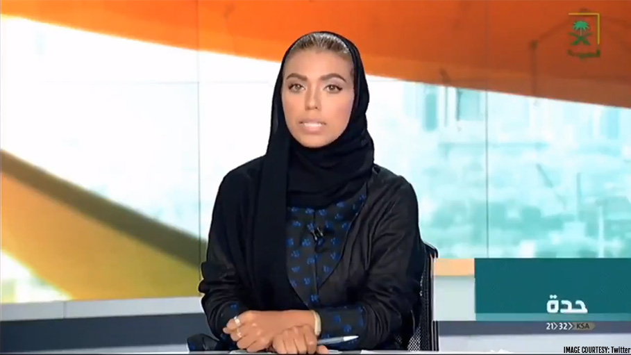 Saudi Arabia’s First Female News Anchor Makes Her Debut