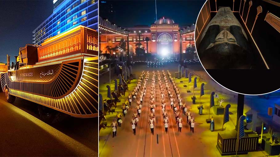 'Golden Parade' Carries Mummies to New Resting Place in Egyptian Capital