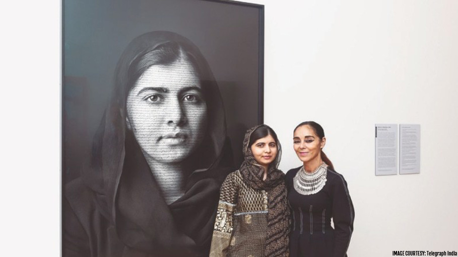 Poem on Malala’s Portrait on Display in London