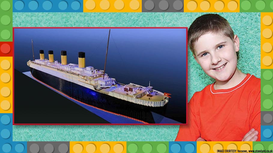 World’s Largest Lego Titanic Replica Built by an Autistic Boy from Iceland