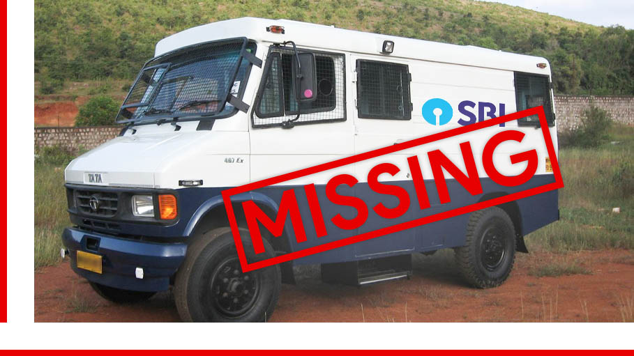 Van with ₹ 39 Lakh Cash Collected from SBI Goes Missing in MP
