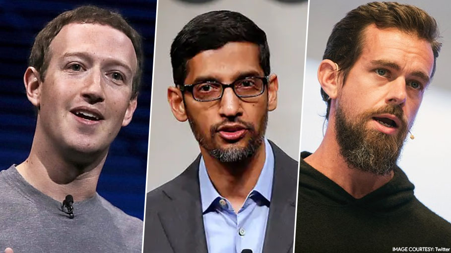 Facebook, Google and Twitter CEOs to Testify at Senate Hearing