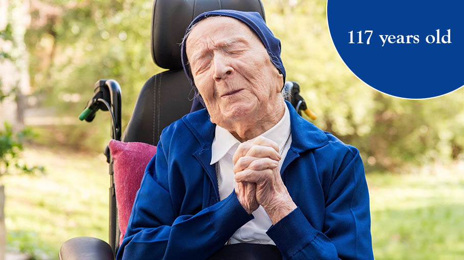 Europe's Oldest Person Sister Andre Turns 117 after Surviving Covid