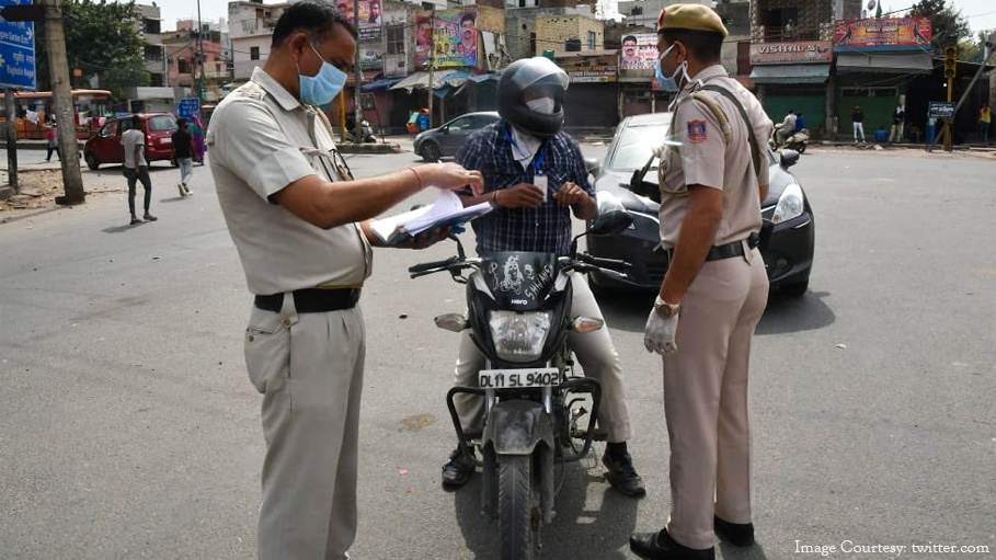 Delhi Lockdown: Over 1,000 Cases against Violators on the First Day