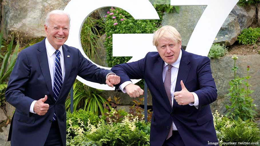 British PM Boris Johnson Hails Joe Biden as "a Big Breath of Fresh Air"
