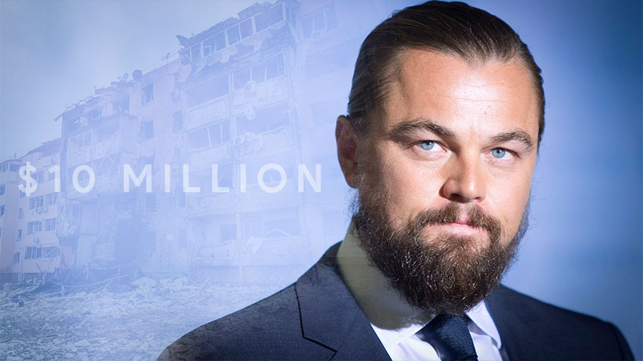 Leonardo DiCaprio Makes a Huge Donation towards Ukraine