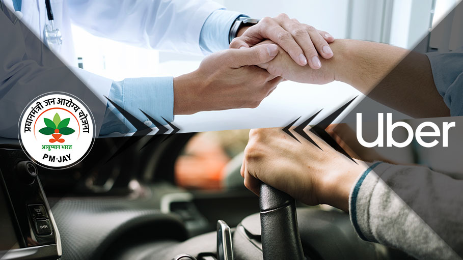 Uber, Ayushman Bharat Team up to Facilitate Free Healthcare for Driver, Delivery Partners