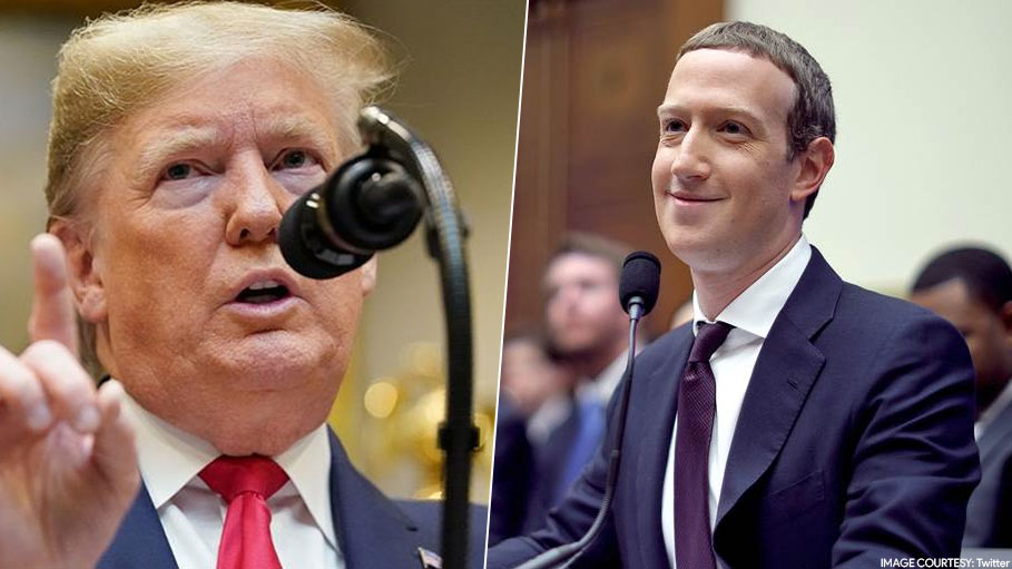 Zuckerberg to Donald Trump, ‘You are Number One’