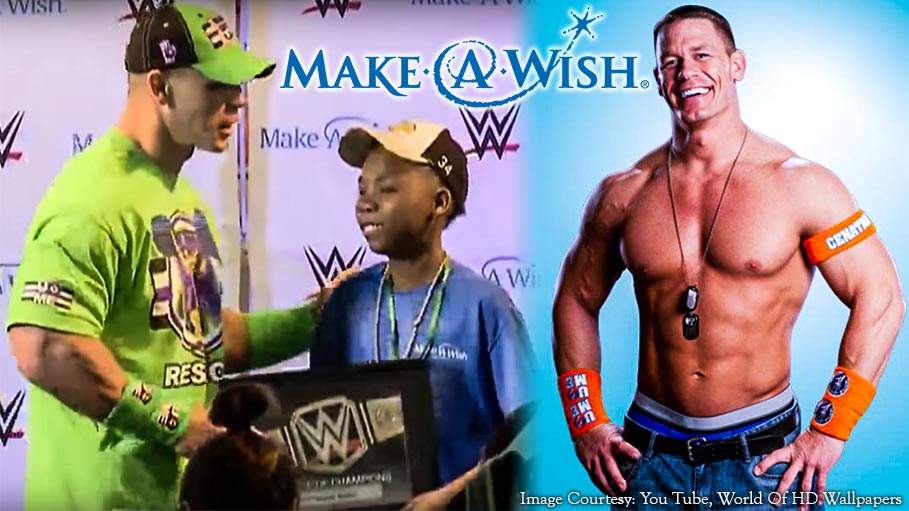 WrestlerActor John Cena Grants Wish of 28 Children with MakeAWish