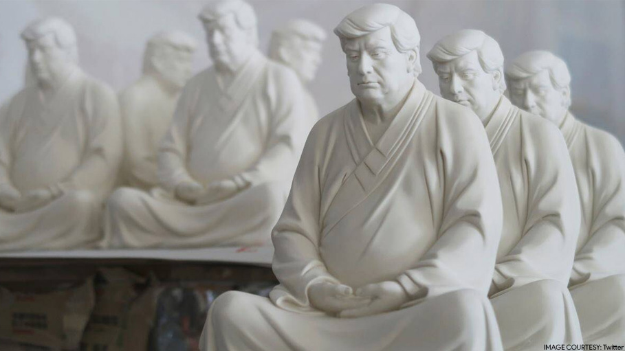 Meditate, Be at Peace, Trump Buddha Statue Designer Tells Donald Trump