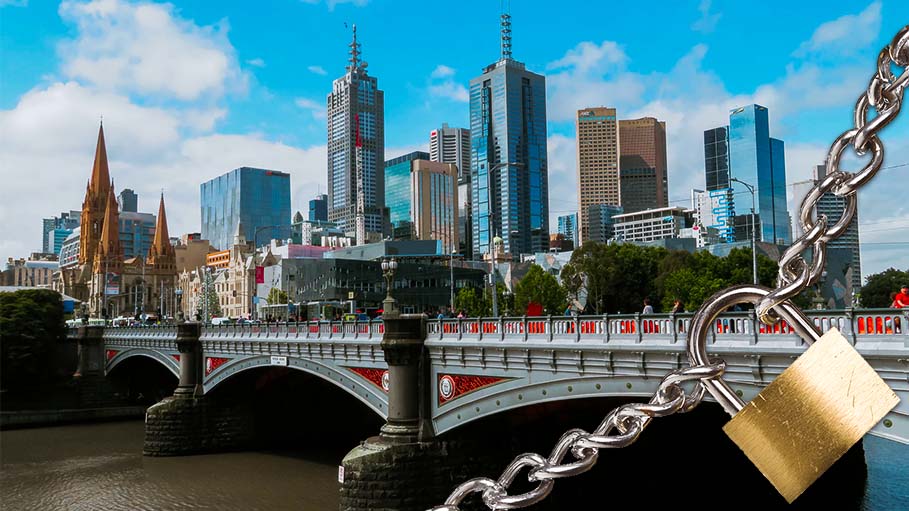 Australia's Second Largest City Melbourne Ordered into Fifth Lockdown