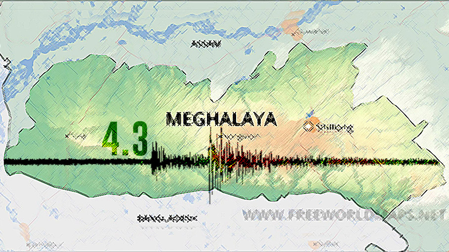 4.3 Magnitude Earthquake Hits India-Bangladesh Border, Meghalaya Feels Tremors