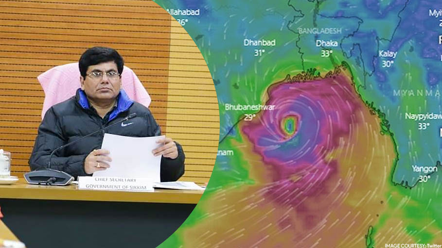 Sikkim Chief Secretary Reviews Preparedness for Cyclonic Storm Yaas