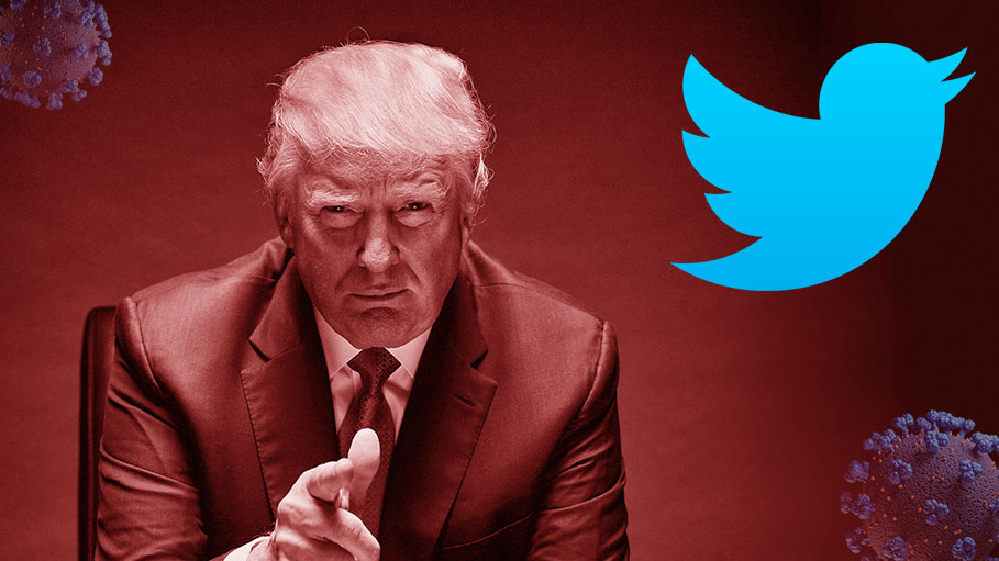 Twitter Bans President Trump from Tweets Until He Deletes Covid Clip