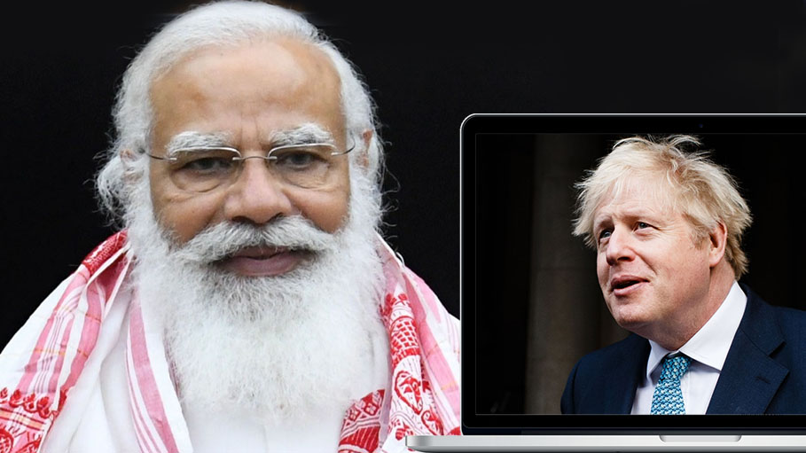 Modi to Hold Virtual Summit with UK Counterpart Boris Johnson Tomorrow