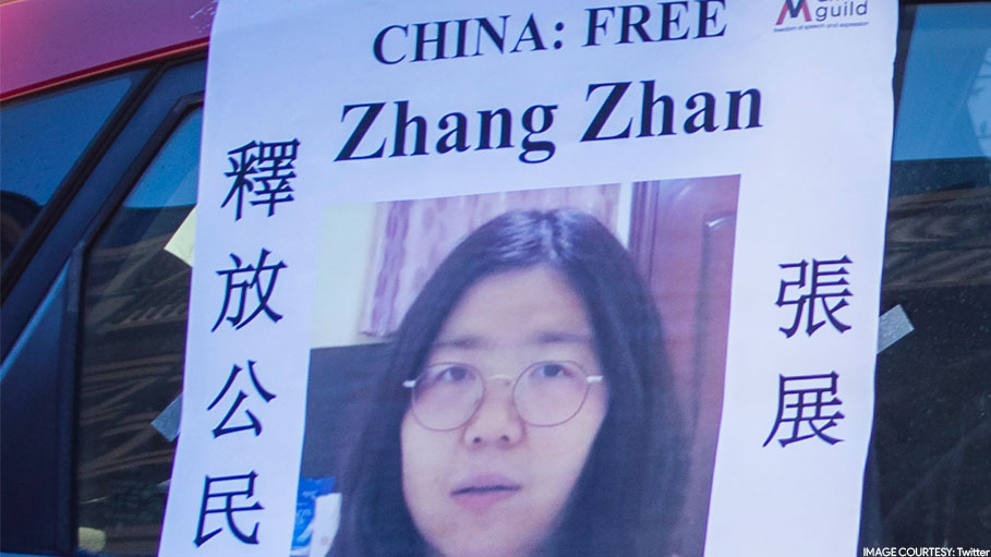 Chinese Female Journalist Jailed for Wuhan Covid Coverage "May Not Survive"