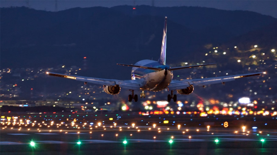 First Ever Night Flight Takes off from Srinagar Airport for Delhi