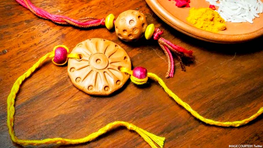 MP Woman Makes Innovative Eco-Friendly Rakhis Using Cow Dung