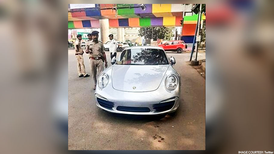 Porsche Car Owner Pays ₹27 Lakh Penalty to Ahmedabad Traffic Police