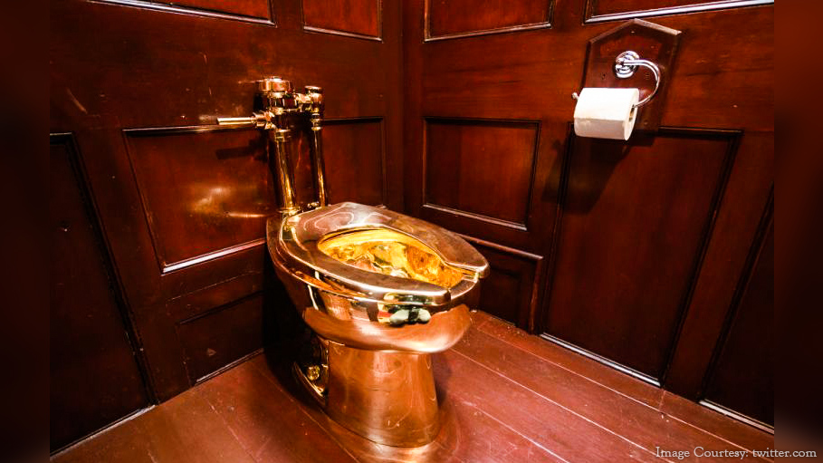 Gold Toilet, Stolen from Britain’s Blenheim Palace