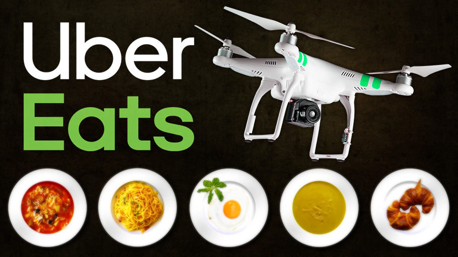 UberEats to Fly Food to Your Door with Delivery Drones