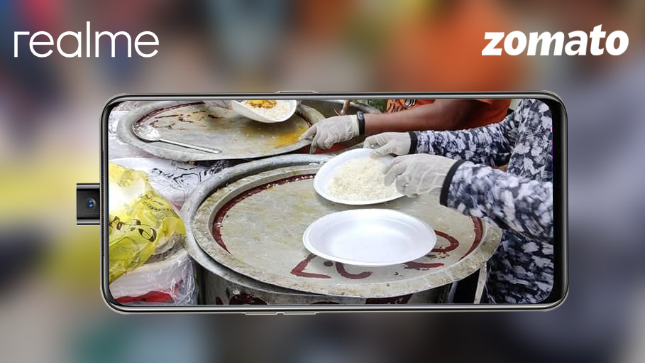 Using Zomato's Initiative Realme Offers Support for 25,000 People