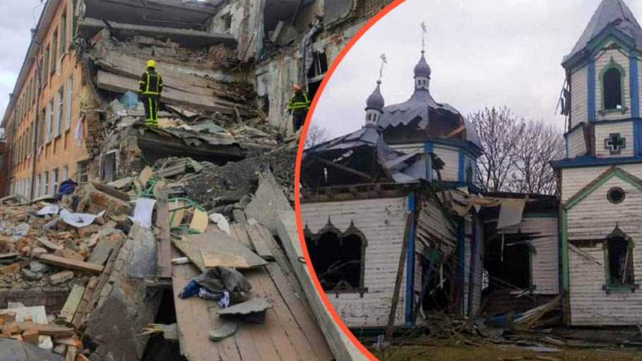 Over 50 Landmark Ukraine Sites Damaged in Russian Invasion