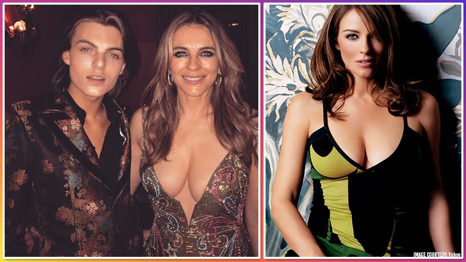 Elizabeth Hurley was Judged for Posting an Image with Her Son Wearing a Revealing Dress