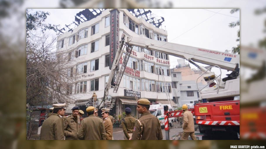 17 Dead in a Major Fire at Arpit Palace in New Delhi’s Karol Bagh Area