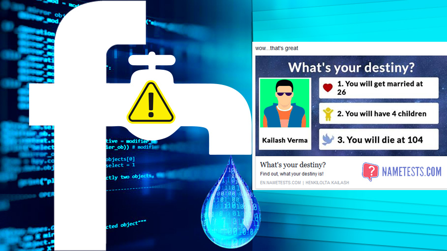 FB Unearths Another Data Leak of 120 Million Users by Quiz App - NameTests