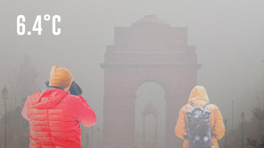 6.4 Degrees Celsius: Delhi Records Season's Lowest Temperature