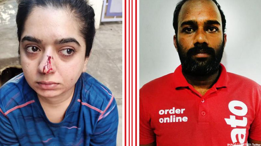 Case Filed Against Hitesha Chandranee after Complaint by Zomato Delivery Boy Kamraj