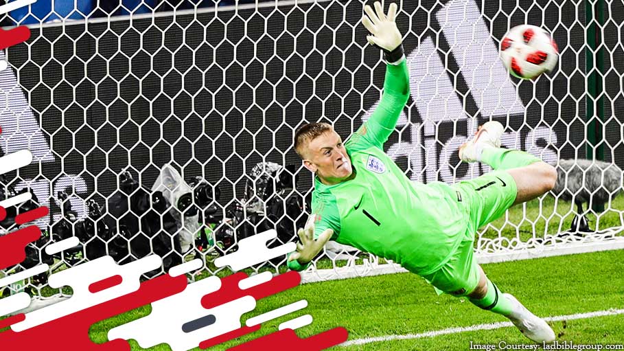 Pickford Stretches to Help England Fly Past Colombia in a Gritty Round ...