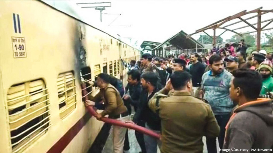Man Sets Rishikesh-Delhi Train Coach on Fire after Being Denied ID Card