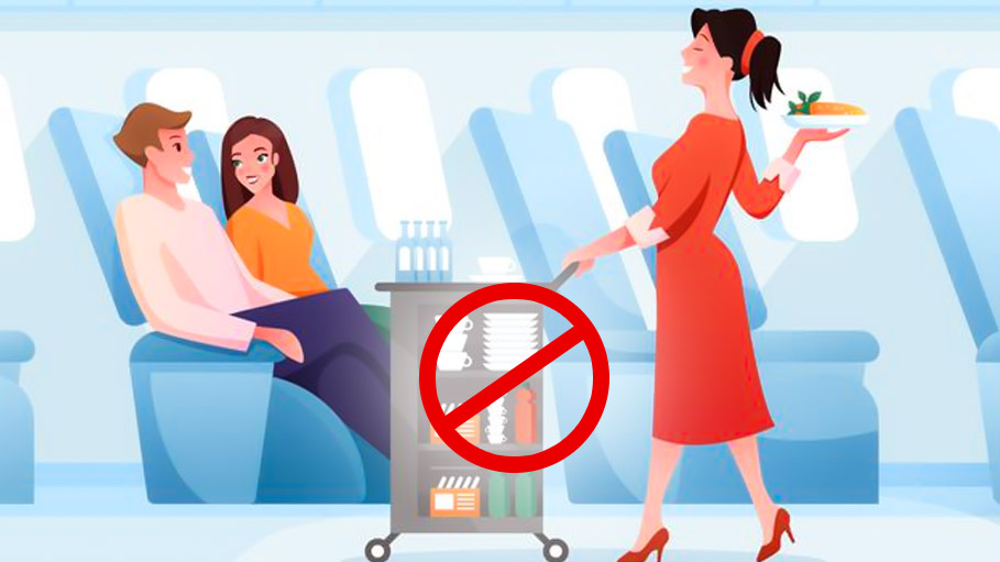 Vaccinated Travelers Should Also Avoid Eating, Drinking on Flight