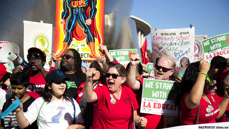 Teacher’s Strike in the US Affects 500,000 Students