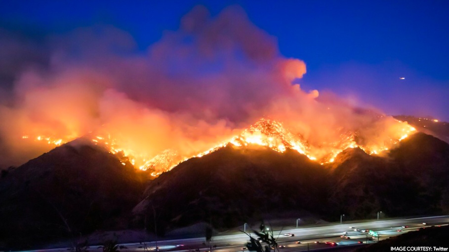Getty Wildfire Destroys Multi-Million Dollar Homes in The Posh Locality Of L.A.
