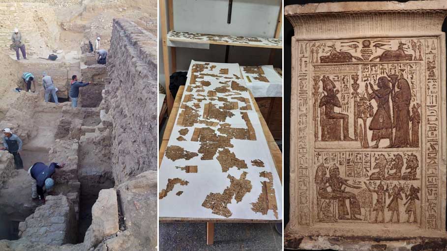 Egypt Unveils Ancient Treasures Near Cairo That "Rewrite History"