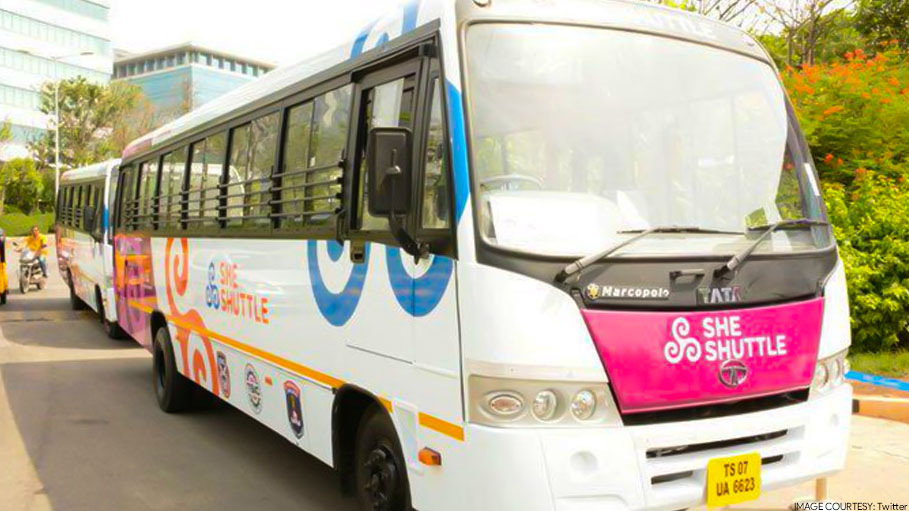 ‘She Shuttle’, Exclusive Bus Service for Women Passengers in Hyderabad