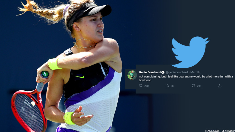 Eugenie Bouchard’s Quarantine Post Receives Amazing Response from Bachelors on Twitter