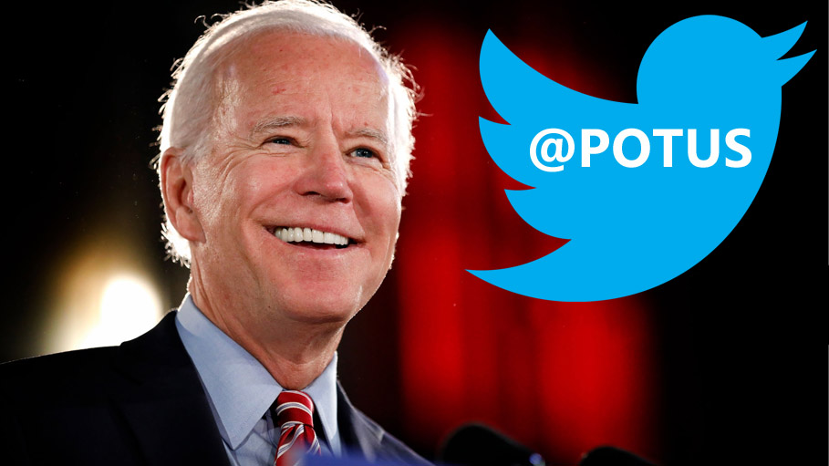 Twitter Handed Official @POTUS Account to US President Biden