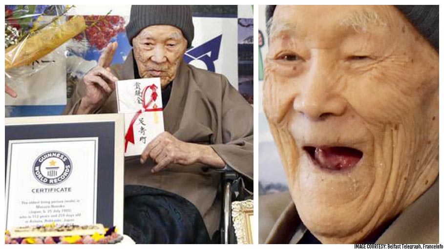 112 Years Old Japanese Recognised as the Oldest Living Man on Earth