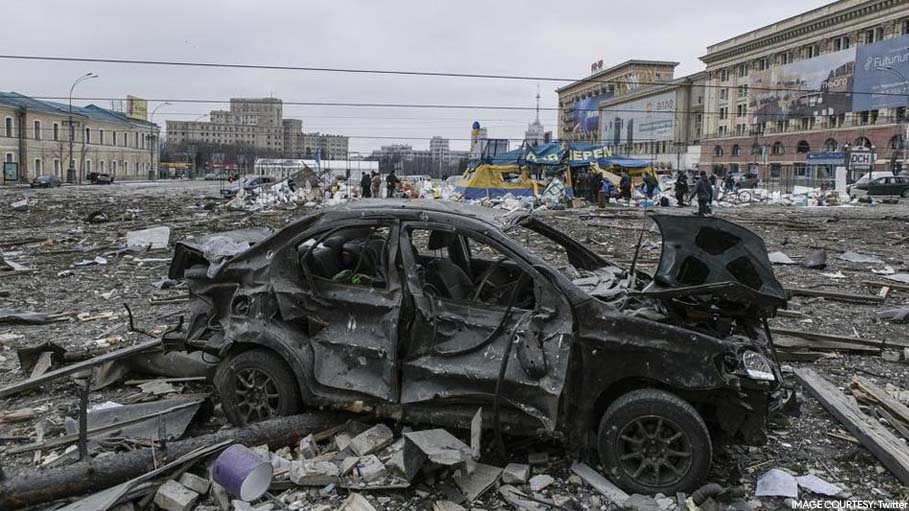 Russia's Airborne Troops Land in Kharkiv City