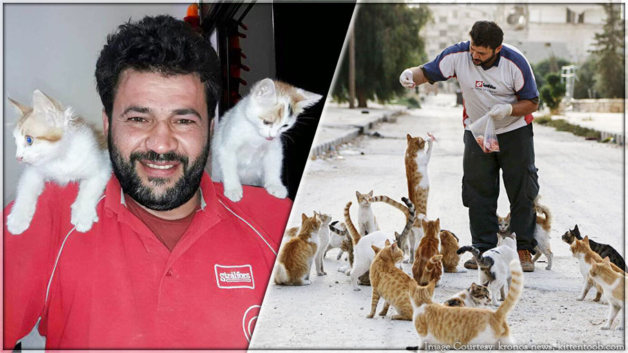 Meet the ‘Cat Man of Aleppo’ Who Refused to Flee Syria to Take Care of His Cats