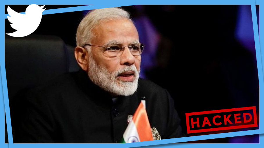 Twitter Confirms Account of Prime Minister Modi's Personal Website Hacked