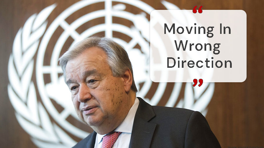 "Moving in Wrong Direction": Antonio Guterres Calls for Action on Covid, Climate