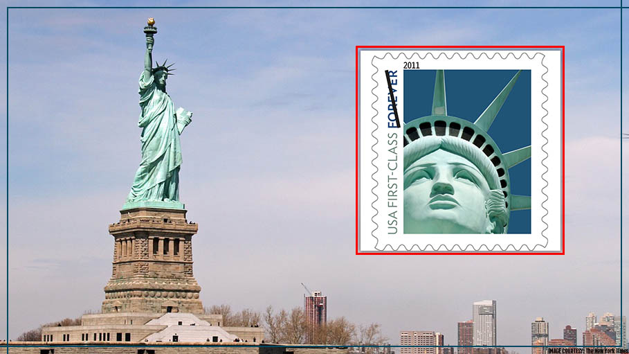 Postal Error and the Statue of Liberty